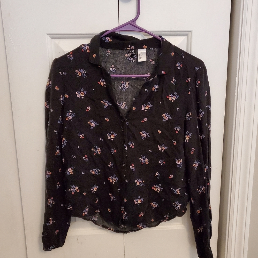 Floral Button Down